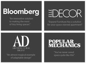 Excellent reviews from Bloomberg, Elle Decor, AD & Popular Mechanics