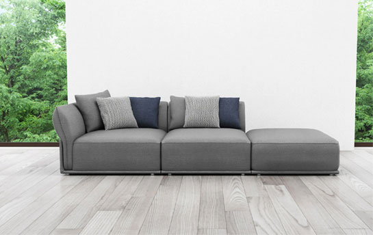 Stratus Contemporary Sofa 3 Seat
