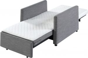 The Harmony sofa bed - transformed to bed 