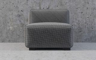 Soft Cube Single Seat Sofa Module